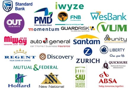 a group of logos with different names
